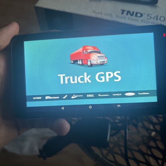 Rand Mcnally TND 540 Commercial Truck Gps USA & Canada Stand Tested Read See Pic - Picture 10 of 16